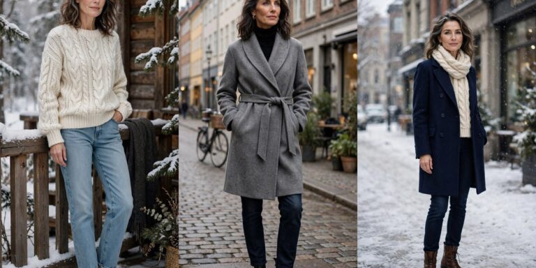 ❄️ 12 Scandinavian Style Looks Over 50: Clean, Cozy & Effortless
