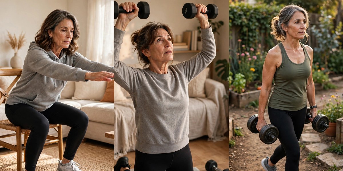 💪 19 Beginner Strength Exercises for Women Over 50 (No Bulk!)