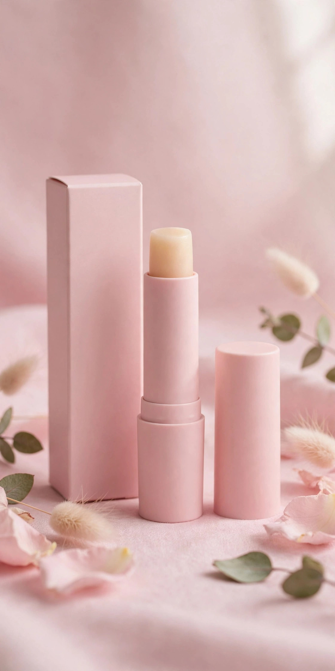 Unbranded lip balm with SPF in elegant plain packaging