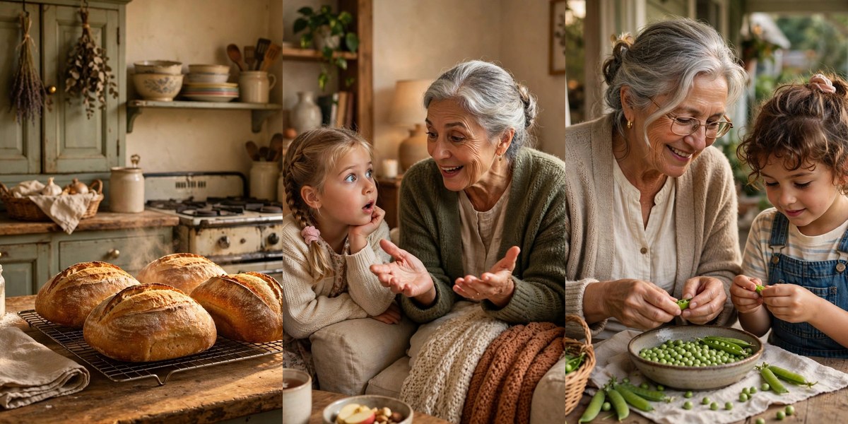 Things grandkids remember about their grandparents - unforgettable moments collage