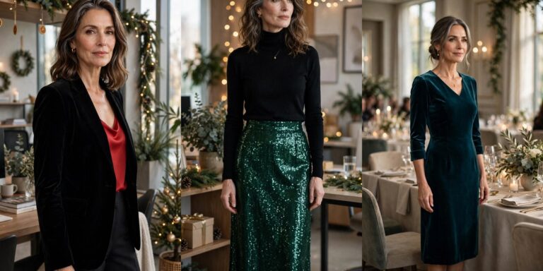 🎄 What to Wear to a Holiday Office Party Over 50: 12 Festive Looks