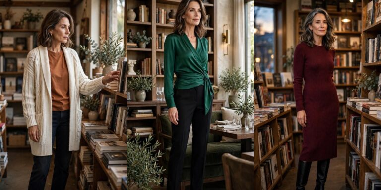 📚 What to Wear to Book Club Over 50: 12 Cozy, Clever Outfit Ideas