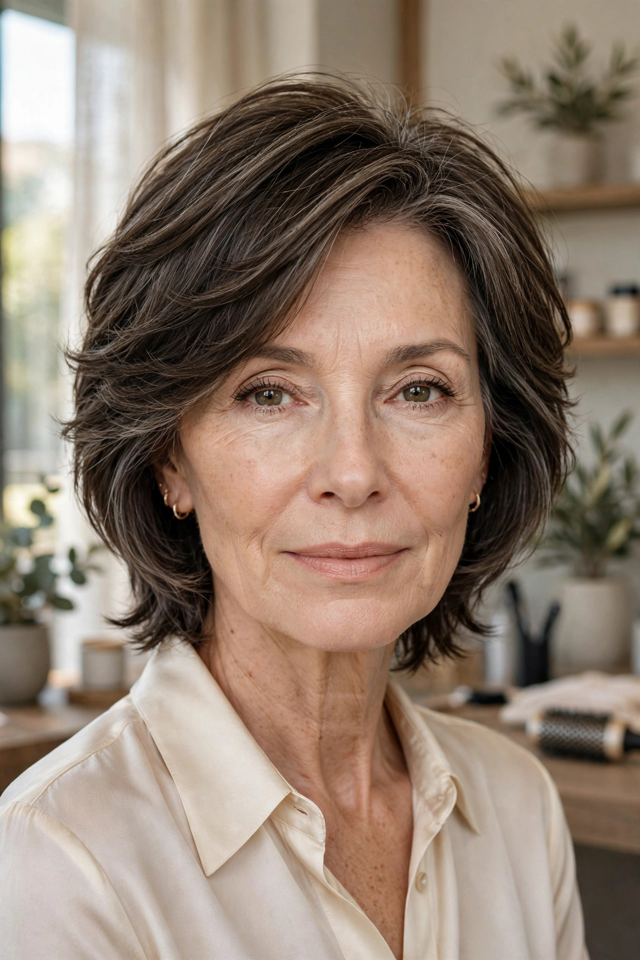 Invisible-layer wolf cut for fine hair